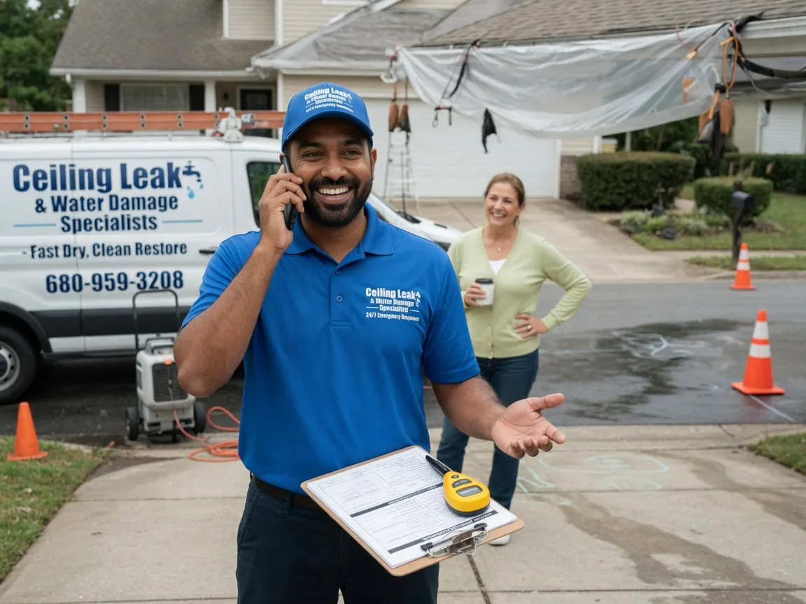 Ceiling Leak Cleanup Harrisburg, NE FAQs